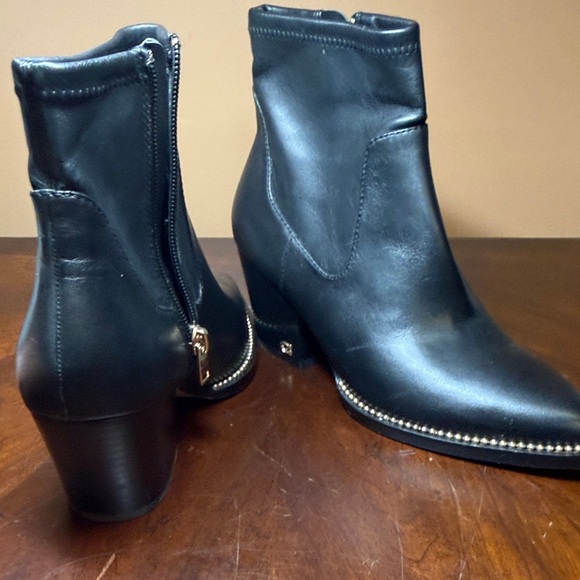 Coach Black Leather Ankle Booties - Picture 7 of 7